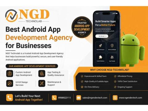 Best Android App Development Agency for Businesses | NGD Technolab