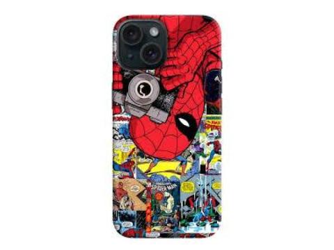 Shockproof iPhone 15 Plus Back Cover with Grip